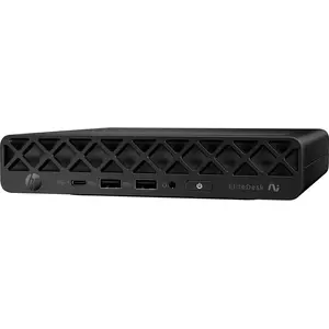 HP Elite Desk 8 Mini G1a (512 Go, 32 Go, AMD Ryzen AI 5 340), PC, Noir