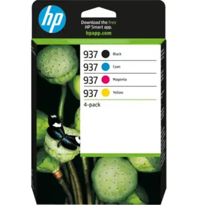 HP, Cartouche d'impression, 937, lot de plusieurs produits (CMJN) pas cher