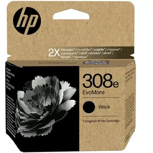 HP 308e EvoMore originele zwarte inktcartridge