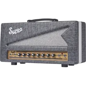 Supro 1696rth Black Magick Reverb Head Black Rhino Tête D'ampli Guitar...