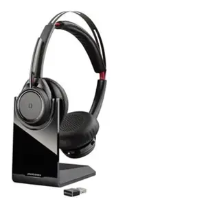 Poly Voyager Focus UC B825-M - Micro-casque - sur-oreille - Bluetooth - sans fil - Suppresseur de bruit actif pas cher