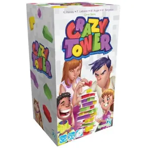 Jeu d’ambiance Asmodee Crazy Tower pas cher