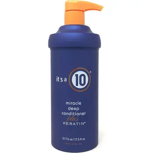 It's A 10, Après-shampoing, Miracle Deep Conditioner Plus KERATIN 517.5ml/ 17.5oz (500 ml) pas cher