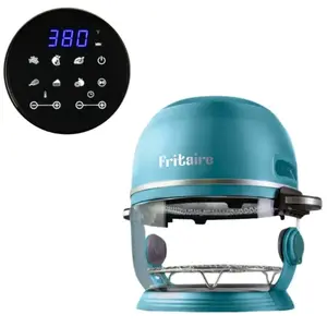 FRITAIRE - Friteuse à Bol Autonettoyant en Verre - Vert pas cher