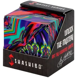 SHASHIBO Cube Anti Stress Infinity Cube Primé et Breveté avec 36 Aimants aux Terres Rares Cube Infini 3D Extraordinaire Se Transforme en Plus de 70 Formes (Chaos) pas cher
