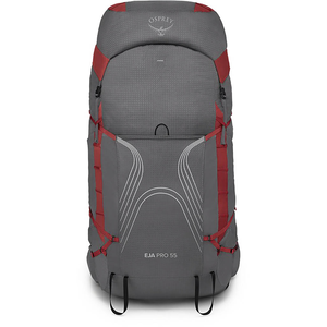 Osprey Eja Pro 55 Backpack Dames Dale Grey/Poinsettia Red WXS/S