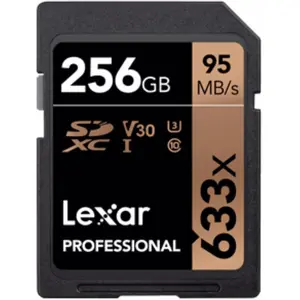Lexar Carte mémoire Secure Digital (Sd) 256 Go C10 U3 Uhs-i 633x 95r 4... pas cher