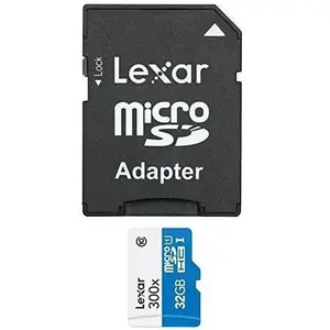 Lexar carte micro-sdhc 32 go class 10 300x avec adaptateur / lecteur d... pas cher