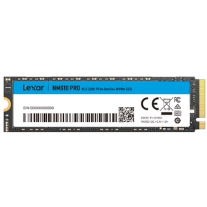 Disque dur SSD - NVMe M.2 Type 2280 Lexar NM610 Pro 500Go pas cher