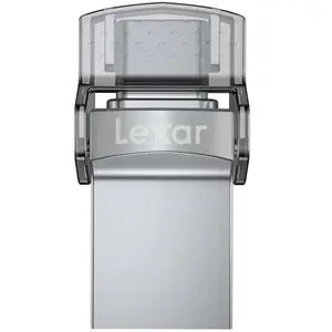 Clé Dual Drive USB 3.0 Lexar JumpDrive D35c 64 Go Gris pas cher