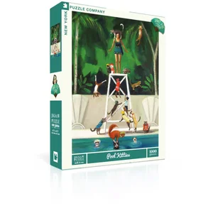 New York Puzzle Company Puzzel Pool Kitties - 1000 stukjes pas cher