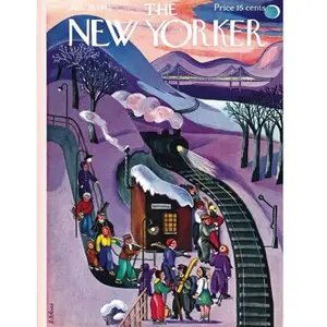 New York Puzzle Company Pièces XXL - The New Yorker - Skiing Express York-Puzzle-NY2443 pas cher