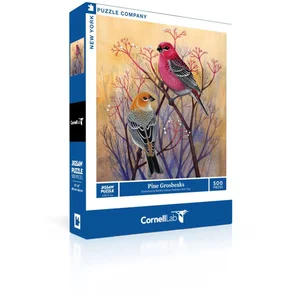 New York Puzzle Company Puzzel Pine Grosbeaks - 500 stukjes pas cher