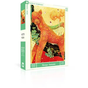 New York Puzzle Company Puzzel Sleepy Autumn - 500 stukjes pas cher