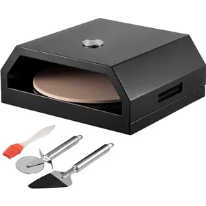 VEVOR Four à Pizza Extérieur Boîte à Pizza Gaz Inox Barbecue Bois 42x3... pas cher