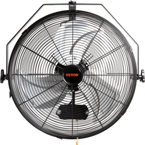 Vevor Ventilateur Mural Industriel-VEVOR-44,6 cm-oscillant-3 Vitesses,...