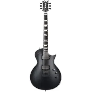 ESP E-II ECLIPSE Black Satin actieve elektrische gitaar
