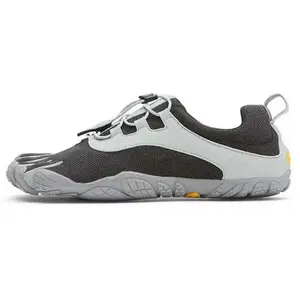 Vibram FiveFingers V-Run Chaussures rétro pour femme, Black/Grey, 38.5 EU pas cher