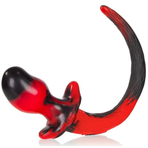 Oxballs Plug Queue de chien Swirl 8.5 x 4.4 cm Rouge pas cher