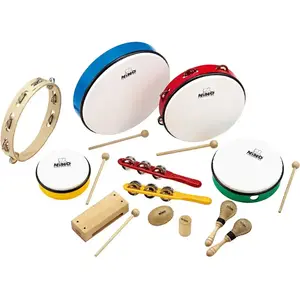 Nino Percussion Ninoset012 Lot De 12 Instruments De Percussion Pour Enfants pas cher
