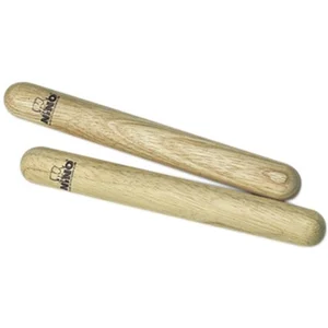 Nino NINO574 Paire de Claves en bois Taille Standard Beige pas cher