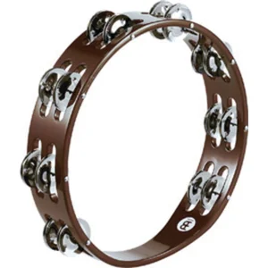 Meinl TA2AB - Tambourin bois 2 rangées de cymbalettes - African brown pas cher