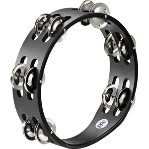 Meinl CTA2SBK - Tambourin bois 8 cymbalettes acier nickelé - Noir