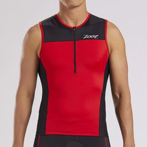 Zoot Core + Tri Mouwloos Fietstrui Rood M Man pas cher