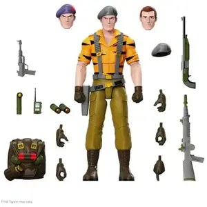 Super7 Ultimates! Figurine D´action Flint Tiger Force Gi Joe 18 Cm pas cher