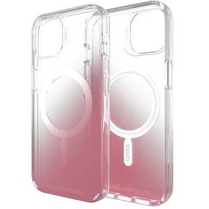 Coque pour iPhone 13 Gear4 Milan Snap Transparent et rose pas cher