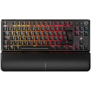 Corsair K70 CORE TKL (DE, Sans fil, Filaire), Clavier, Noir pas cher