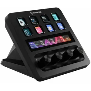 Elgato Stream Deck + XLR Aansluiting - Audiomixer - Touch LCD - PC - Mac - 3.5 jack - Zwart pas cher