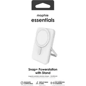 Mophie - Batterie Externe 10000 Mah Magsafe Blanc Avec Support pas cher