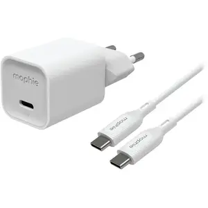 Mophie USB-C GaN Wall Adapter 20W + Câble liasse pas cher