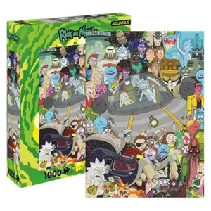 Aquarius Puzzle de Rick et Morty Group (1000 pièces) (1000 pièces) pas cher