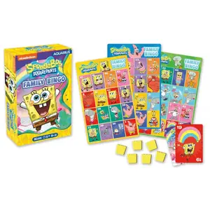 Comparateur de prix : Aquarius Bob Leponge Jeu De Societe Version Anglaise Family Bingo