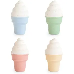 Mushie Lot de 4 jouets de bain Ice Cream pas cher