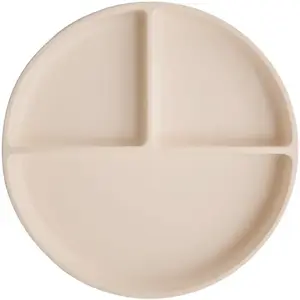 Mushie Assiette à compartiments en silicone avec ventouse Shifting Sand pas cher