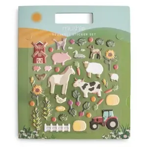 Herbruikbare stickers FARM - MushieVendu parberceau-magique