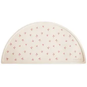 Mushie Set de table en silicone Bows pas cher