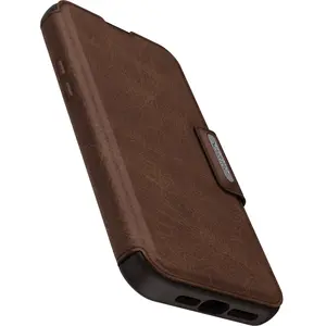 Comparateur de prix : Otterbox Coque Strada Series Folio MagSafe Marron - iPhone 15 Pro Max