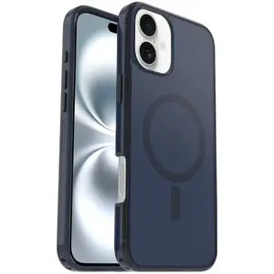OtterBox Symmetry Hoesje Geschikt voor Apple iPhone 16 Plus | Back Cover met Magneet | Compatibel met MagSafe | Duurzaam | Clear Blauw