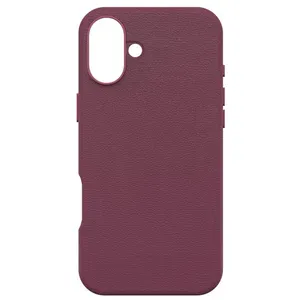 OtterBox Symmetry Cactus Leer Hoesje Geschikt voor Apple iPhone 16 Plus - Compatibel met MagSafe - Back Cover met Magneet - Rood pas cher