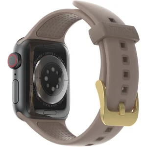 OtterBox Bracelet All Day pour Apple Watch Series 10/9/8/7/6/SE 2e gen/SE 1e gen/5/4-40mm/41mm/42mm, Bracelet de rechange en silicone doux au toucher durable pour Apple Watch, Beige clair pas cher