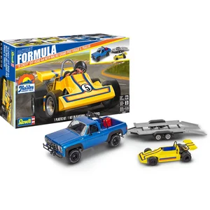 Revell 78 Chevy 4x4 Pickup with Go-kart pas cher