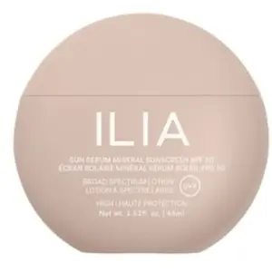 ILIA Beauty Crème Face Sun Serum Mineral Sunscreen SPF50 Medium/Deep - 45 ml pas cher
