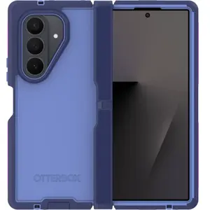OtterBox Defender Pro XT Hoesje Geschikt voor Samsung Galaxy Z Fold 8 - Back Cover Compatibel met MagSafe & Qi2 - Beschermhoes Blauw pas cher