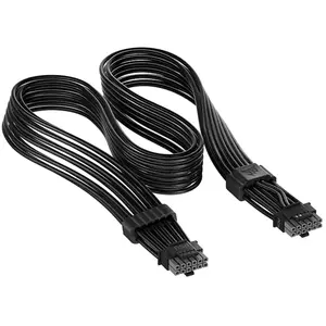Corsair ThermalProtect Universal PCIe 5.1 600W 12V-2x6 Cable, Black (65 cm), Câble interne (PC) pas cher