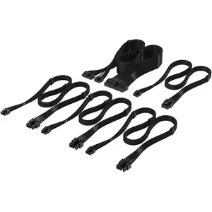 Corsair Stromkabel Premium Sleeved Starter Kit Schwarz 65 cm (65 cm, 2... pas cher