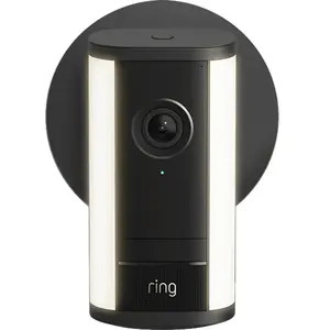 Ring Spotlight Cam Pro 2nd Gen Plug-In, Caméra réseau, Noir